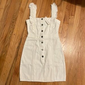 *NWT* Cupcakes & Cashmere White Denim Dress